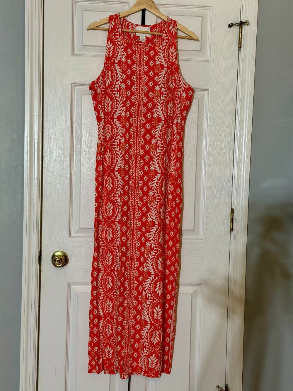 Ulla Maxi Dress Flamingo Feather Harbor